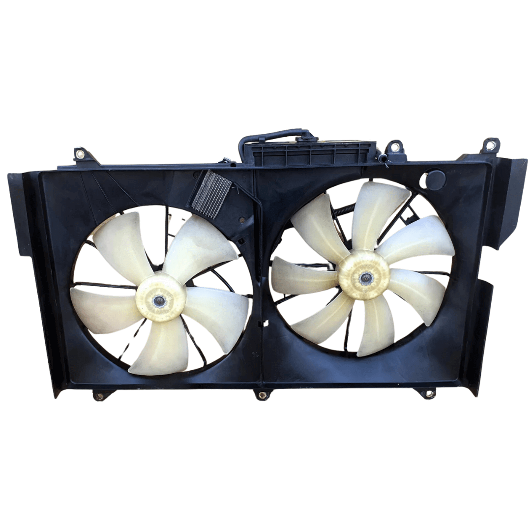 2001-2006 Lexus LS430 Radiator Cooling fan with motors oem - used OEM part in excellent condition, suitable for Lexus cooling systems.