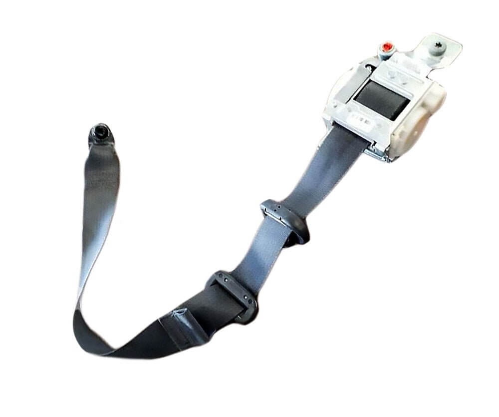 2009-2014 Ford F150 Front Left Driver Seat Belt Retractor Assembly Crew Cab Gray used OEM part from GreenGears Auto