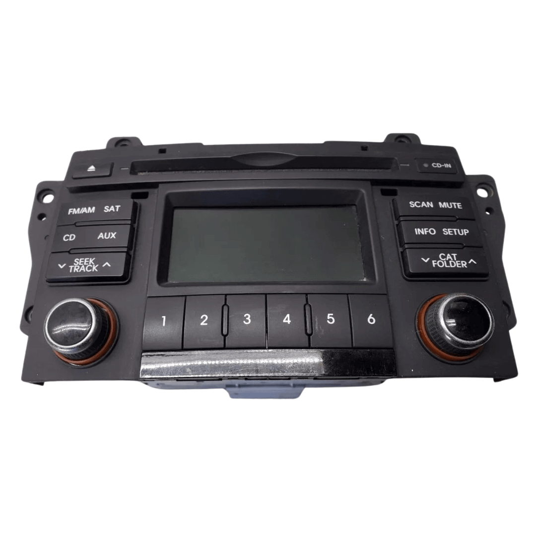 2010-2013 Kia Forte Sedan Radio Receiver & Display Assy OEM AM-FM-CD Bluetooth, used OEM part