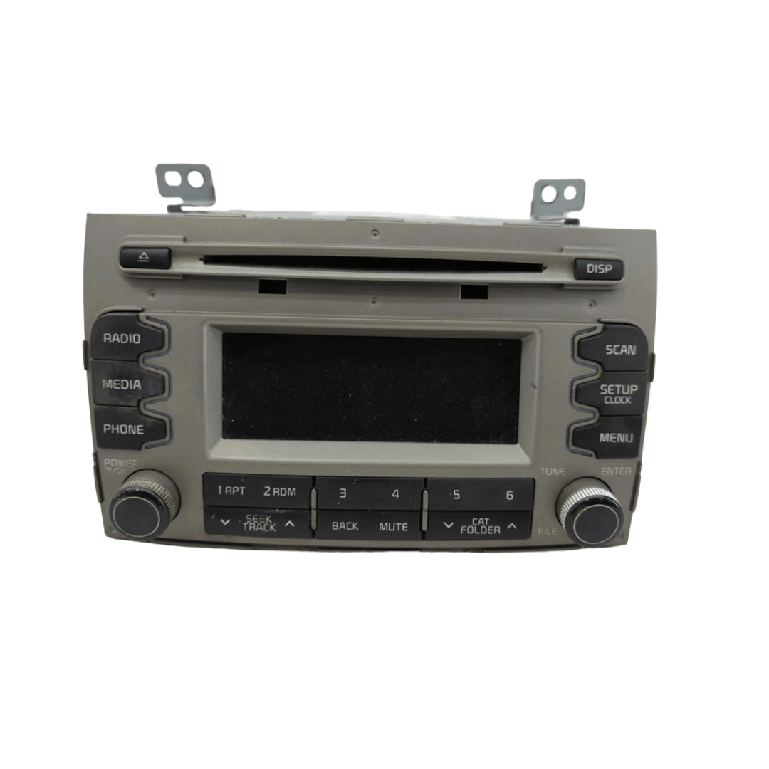 2010 - 2013 Kia Sportage OEM Single CD AM FM SAT Radio Media Receiver GREY