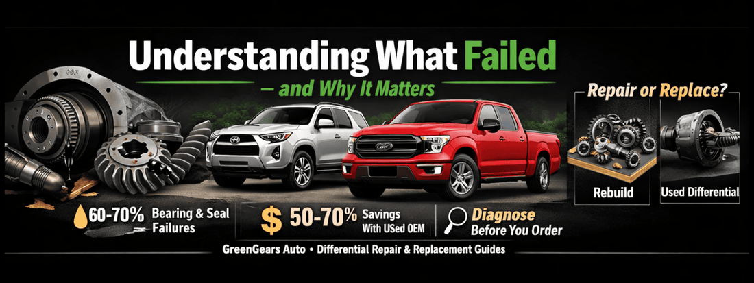 Best Replacement Parts for a Bad Rear Differential