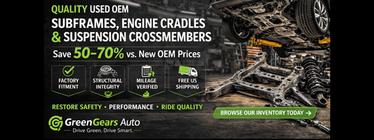 OEM Used Subframes, Engine Cradles & Suspension Crossmembers — Complete Buyer's Guide