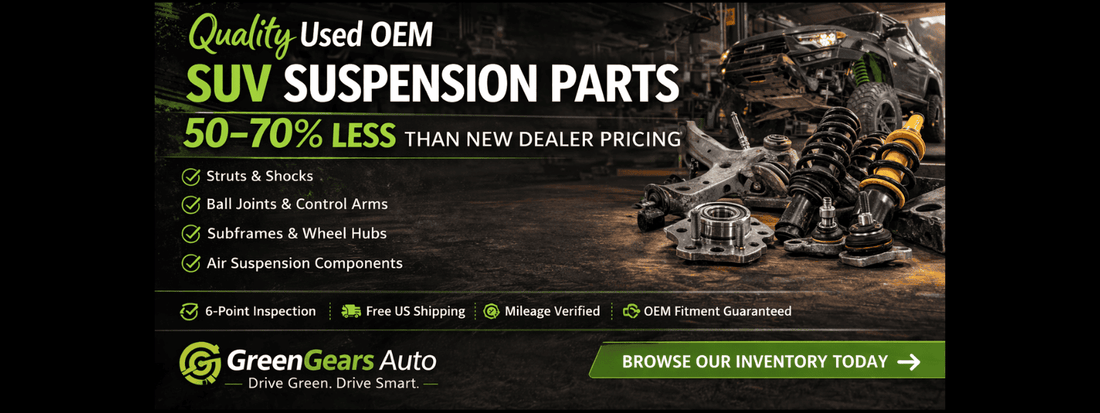 Top Replacement Suspension Components for SUVs