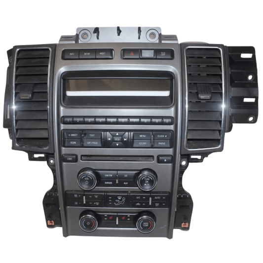 2010-2012 Ford Taurus Radio Face Climate Control Panel AG1T-18A802-CB